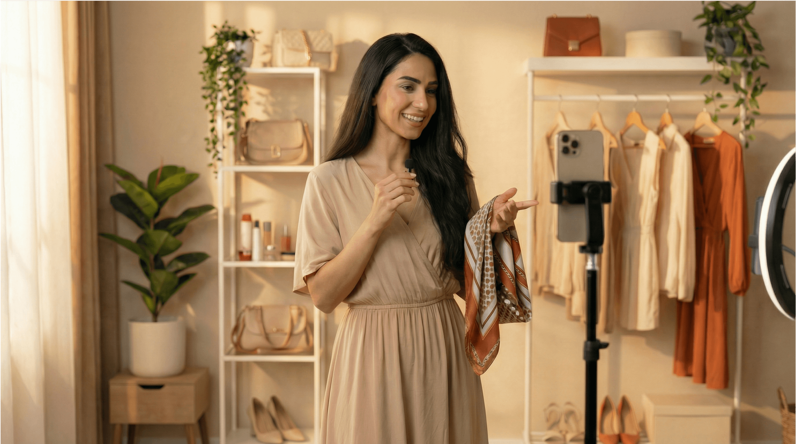 Fashion, beauty and design products showcase